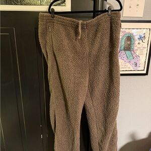 SKIMS Brown Sherpa Pants